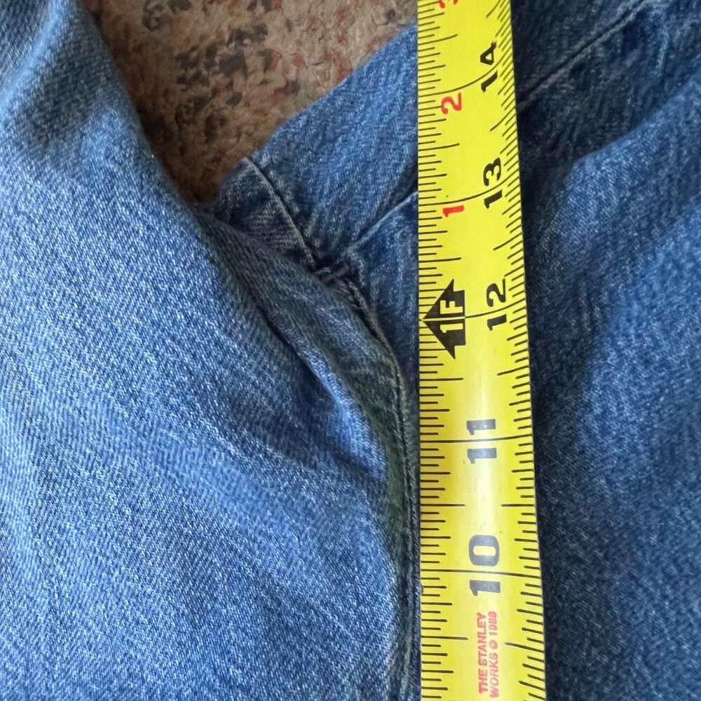Anthropologie Pilcro Drawstring Pull-On Wide Leg Jeans Elastic Waist Women's M - Picture 9 of 14